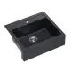 BILL 110 zlewozmywak granitowy black diamond 60 x 54 x 20,5 cm 1-komorowy wpuszczany/podwieszany